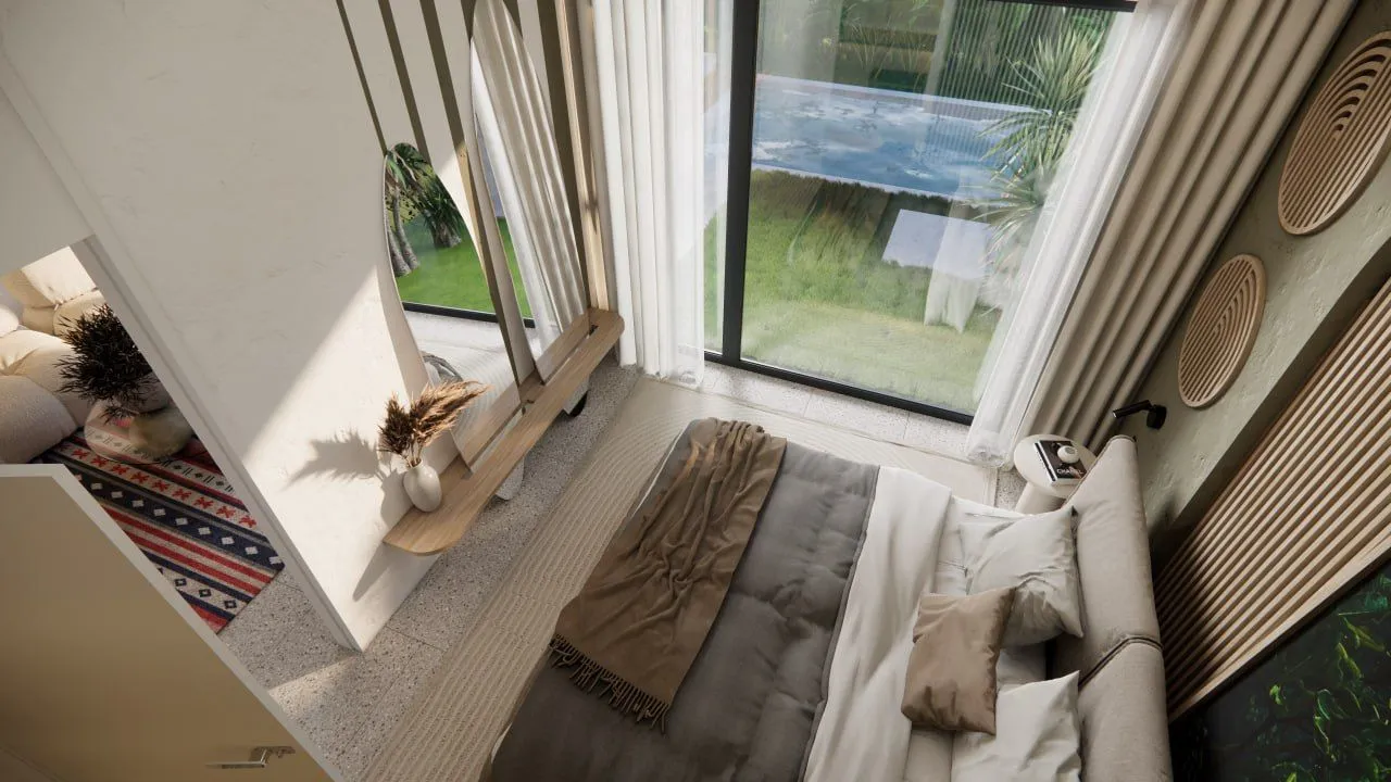 White Residence, апартамент — рендер интерьера 8