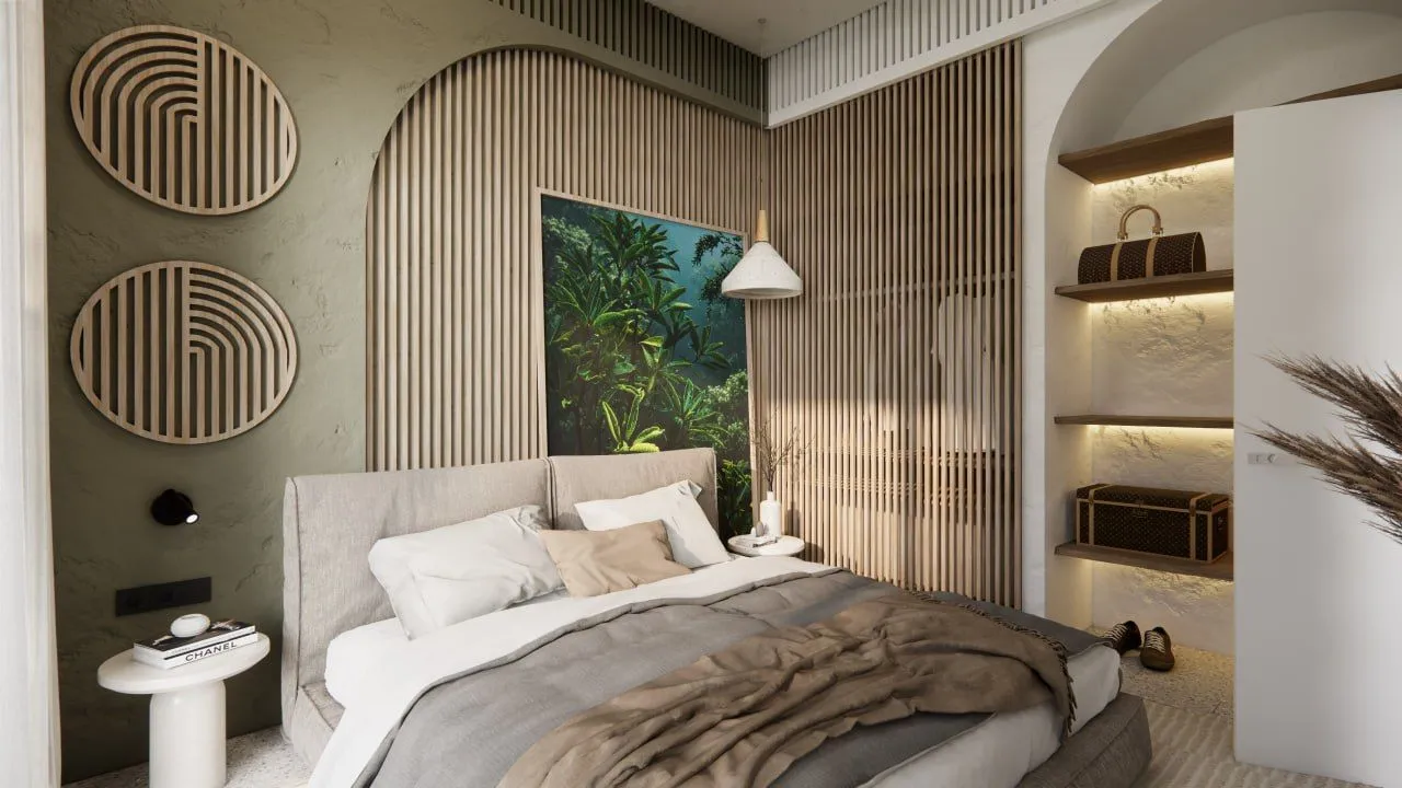 White Residence, апартамент — рендер интерьера 14
