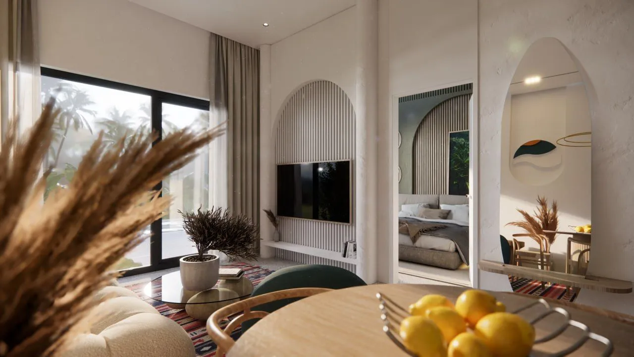 White Residence, апартамент — рендер интерьера 16
