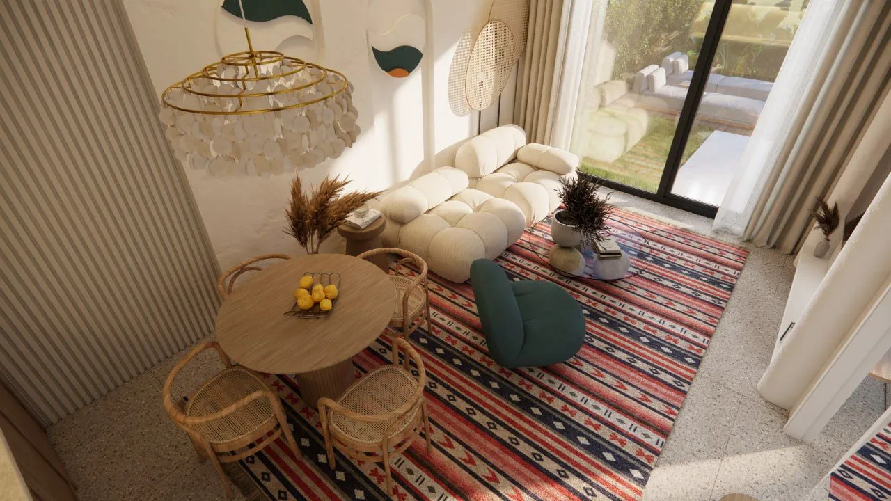 White Residence, апартамент — рендер интерьера 18