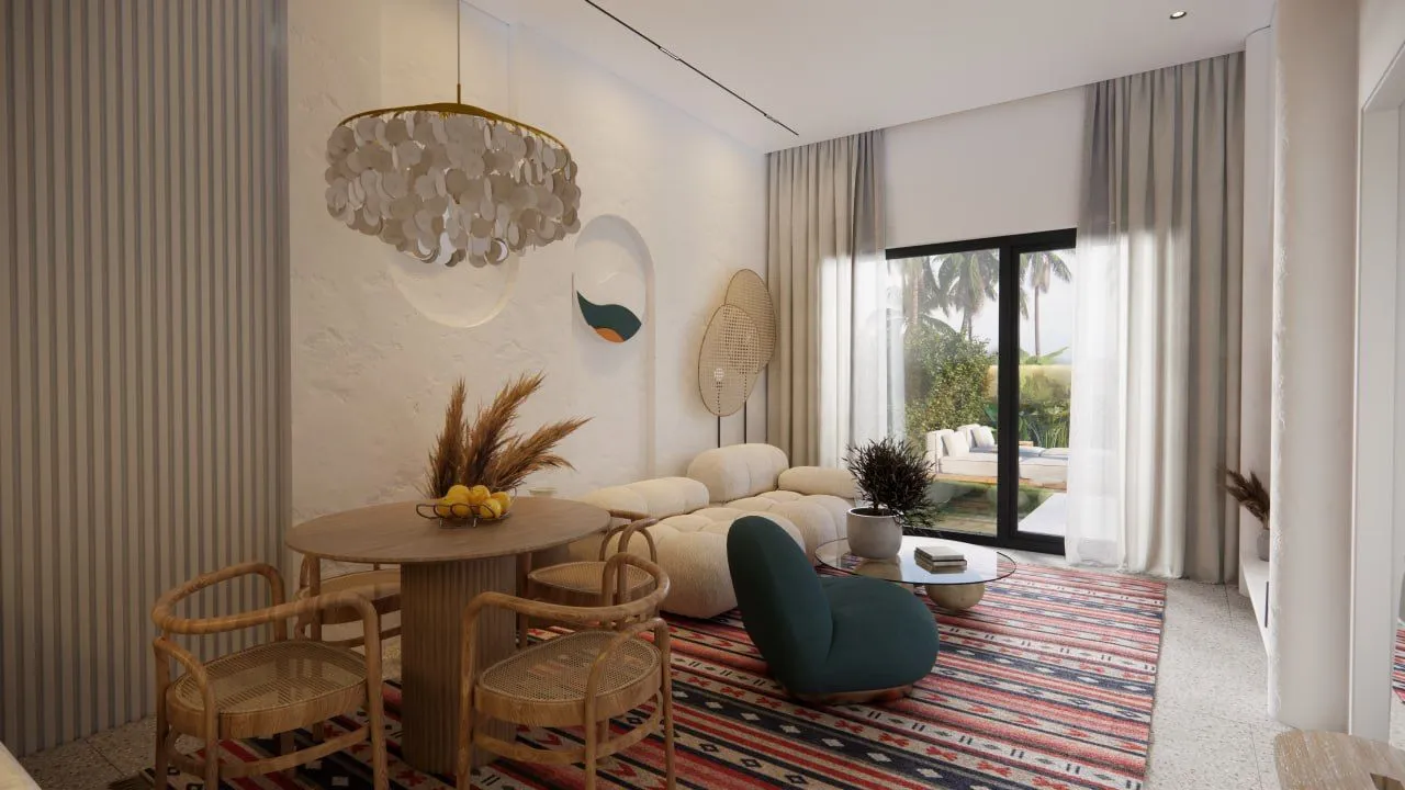 White Residence, апартамент — рендер интерьера 21