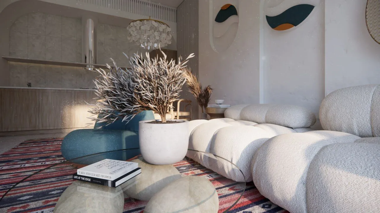 White Residence, апартамент — рендер интерьера 22