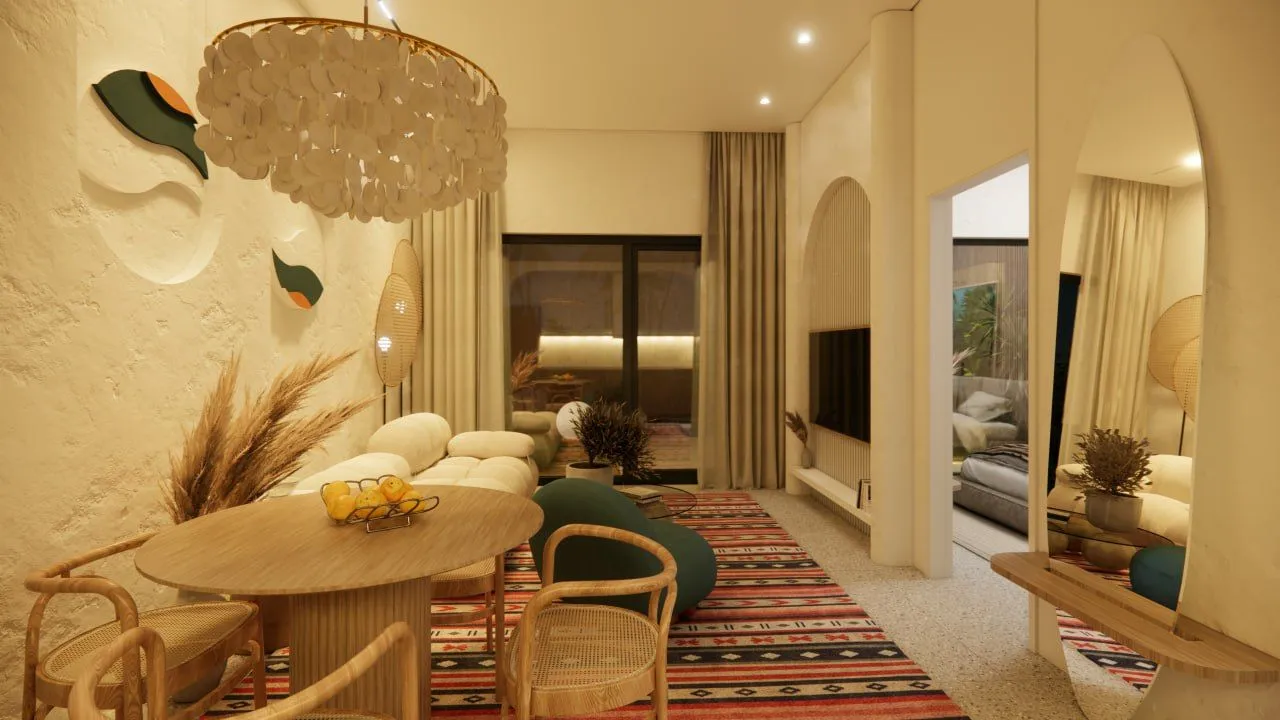 White Residence, апартамент — рендер интерьера 24